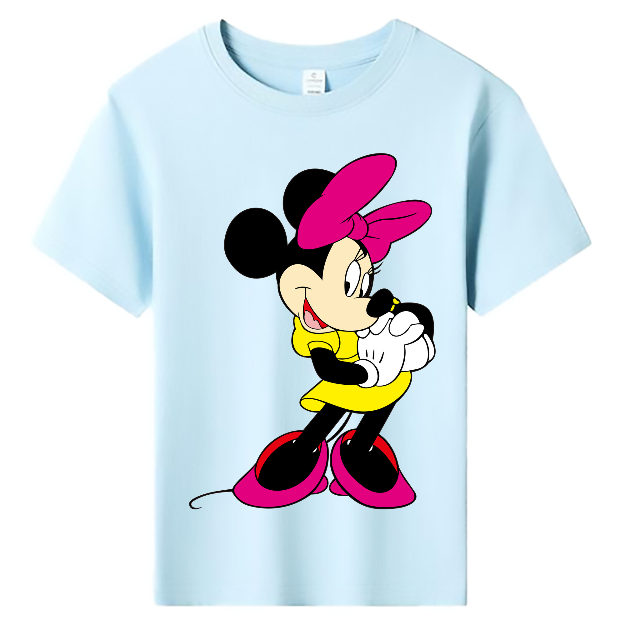 ミッキーマウス Mickey Mouse 綿100％キッズTシャツ（フロントプリント）